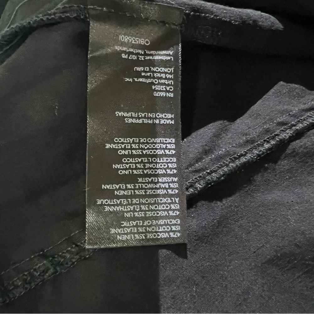 Anthropologie Womens Midi Dress Size 6 Black Preppy Party Celebration Front Slit - Picture 14 of 14